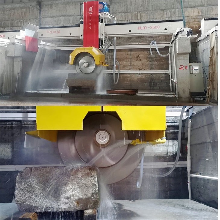 Multi Blade Stone Cutting Machine